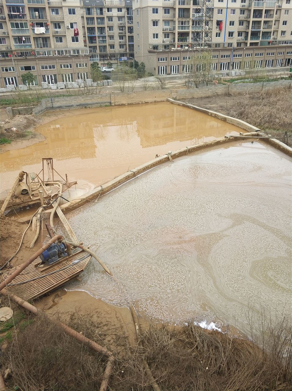 平和沉淀池淤泥清理-厂区废水池淤泥清淤